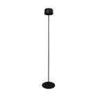 Eglo Gulvlampe Roccanova-L Solar Stål Sort 2W 270lm - 830 Varm Hvid | IP44 - Berøringsdæmpbar - USB-C