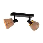 Eglo Loftlampe Seagard Stål Sort | IP20 - Egnet til 2x E14 