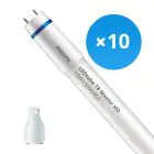 Fordelspakke 10x Philips LED Lysrør T8 MASTER (EM/Mains) High Output 12W 1575lm - 865 dagslys | 90cm - erstatter 30W